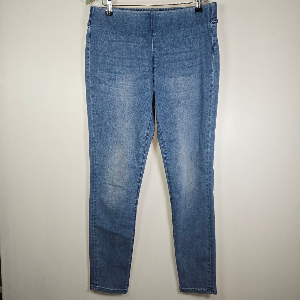 Soft Surroundings Supremely Soft Pull-On Skinny High Rise Jeggings, M, EUC - Picture 2 of 8